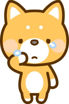 猫が泣くイラスト