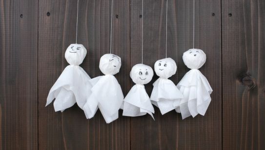 てるてる坊主の写真